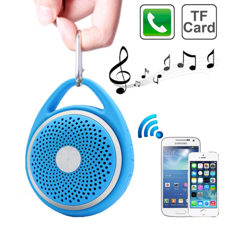 Outdoor Sports Hike Bicycle Portable Bluetooth Handsfree Speaker Mic Music, Support TF Card (Not include Hang Buckle)