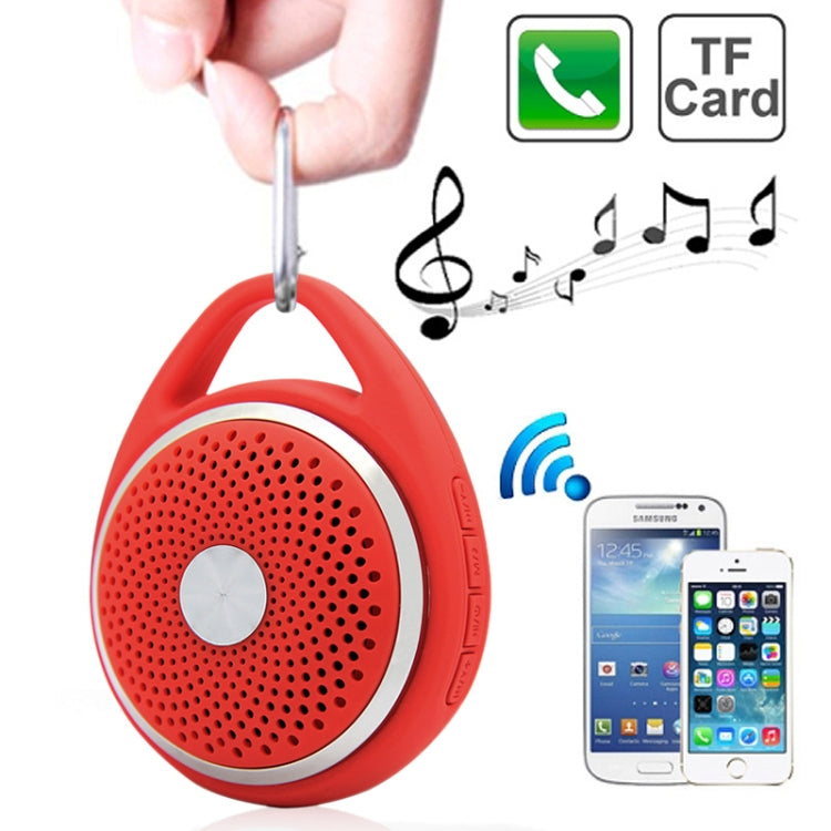 Outdoor Sports Hike Bicycle Portable Bluetooth Handsfree Speaker Mic Music, Support TF Card (Not include Hang Buckle)