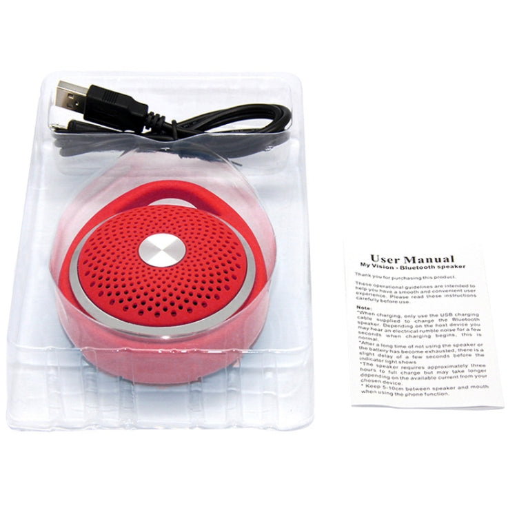 Outdoor Sports Hike Bicycle Portable Bluetooth Handsfree Speaker Mic Music, Support TF Card (Not include Hang Buckle)