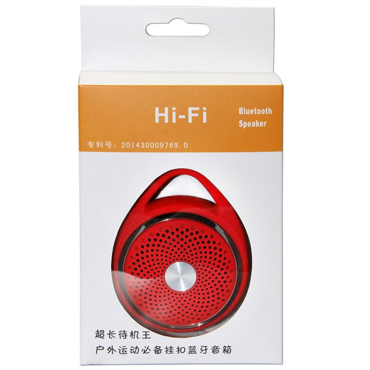 Outdoor Sports Hike Bicycle Portable Bluetooth Handsfree Speaker Mic Music, Support TF Card (Not include Hang Buckle)
