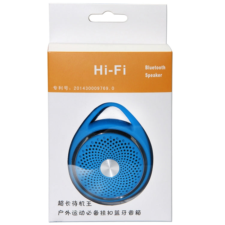 Outdoor Sports Hike Bicycle Portable Bluetooth Handsfree Speaker Mic Music, Support TF Card (Not include Hang Buckle)