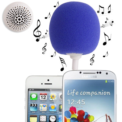 3.5mm Audio Dock / Mini Stereo Speaker, Built-in Rechargeable Battery, Suitable for All Devices with 3.5mm Audio Jack