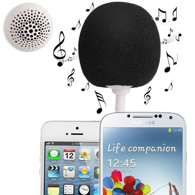 3.5mm Audio Dock / Mini Stereo Speaker, Built-in Rechargeable Battery, Suitable for All Devices with 3.5mm Audio Jack
