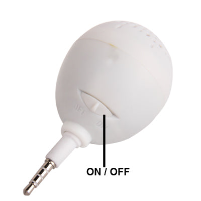 3.5mm Audio Dock / Mini Stereo Speaker, Built-in Rechargeable Battery, Suitable for All Devices with 3.5mm Audio Jack