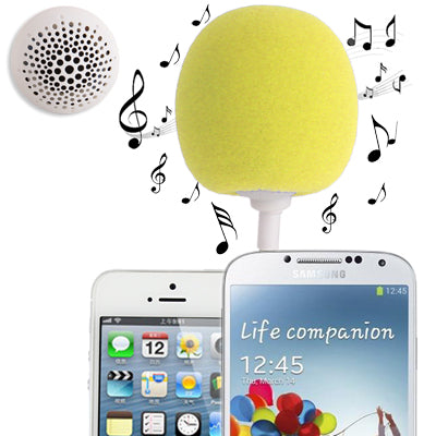 3.5mm Audio Dock / Mini Stereo Speaker, Built-in Rechargeable Battery, Suitable for All Devices with 3.5mm Audio Jack
