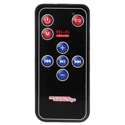 Microphone Style Metal Speaker with Remote Control / FM Radio, Support TF Card(Black)