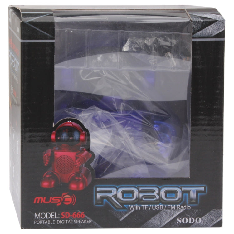 Multi Function Robot Style Speaker with FM Radio