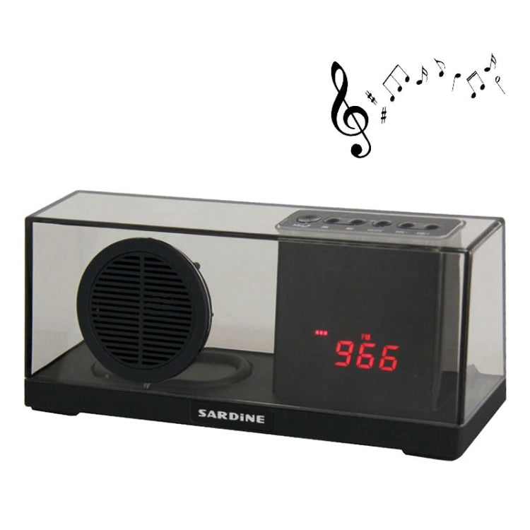 SARDiNE SDY033 Multifunctional Wireless Bluetooth Speaker , with Mic & LED Display, Support Hands-free Answer Phone & FM Radio & TF Card