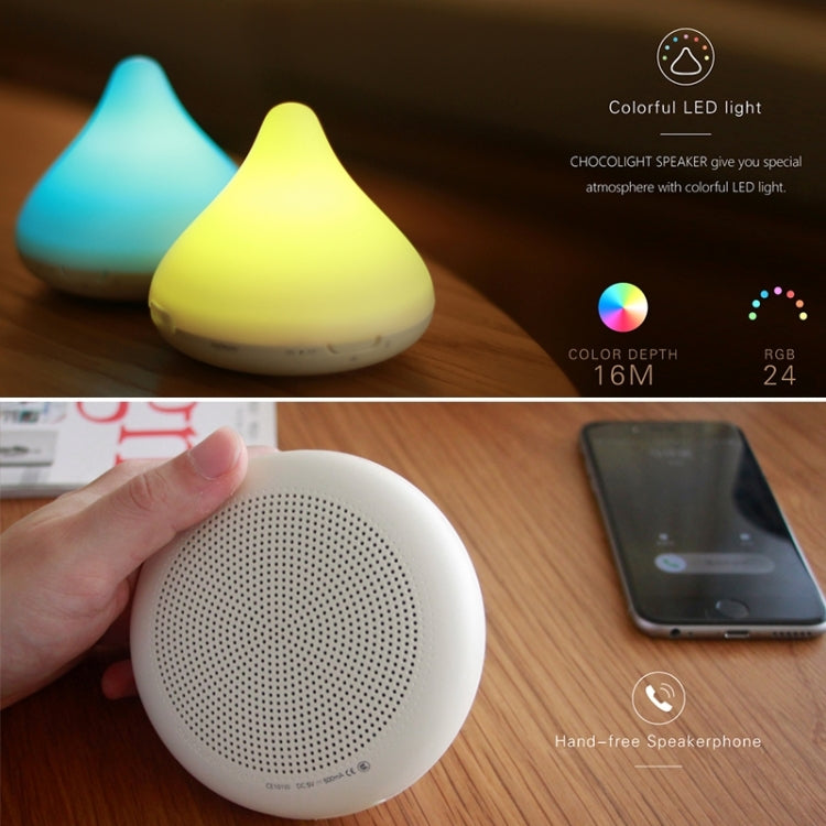 DY-CE101W Wireless Bluetooth Subwoofer Chocolight Decoration Digital Speaker with USB Charging Cable