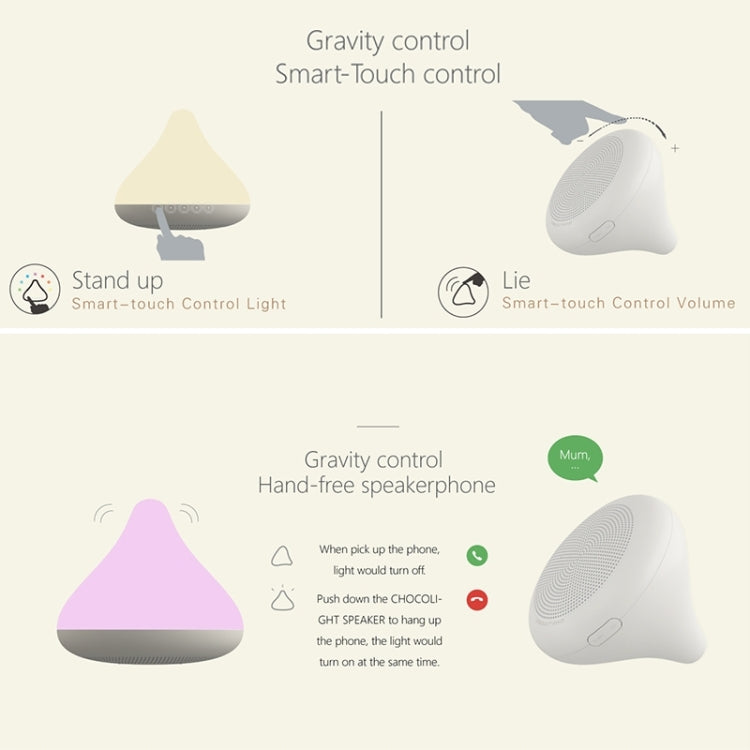 DY-CE101W Wireless Bluetooth Subwoofer Chocolight Decoration Digital Speaker with USB Charging Cable