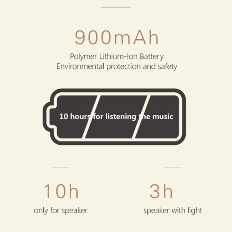 DY-CE101W Wireless Bluetooth Subwoofer Chocolight Decoration Digital Speaker with USB Charging Cable