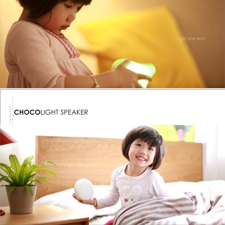 DY-CE101W Wireless Bluetooth Subwoofer Chocolight Decoration Digital Speaker with USB Charging Cable