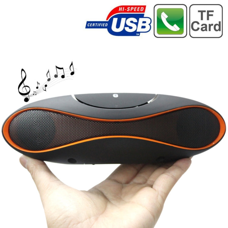 BTK1015 Rugby Mini Wireless Hands-free Subwoofer Speaker Portable Bluetooth Speaker for iPad / iPhone / Other Bluetooth Mobile Phone, Support TF / AUX / USB / FM Radio