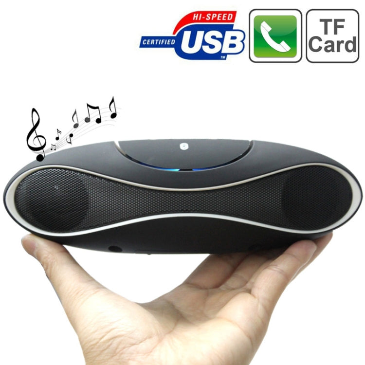 BTK1015 Rugby Mini Wireless Hands-free Subwoofer Speaker Portable Bluetooth Speaker for iPad / iPhone / Other Bluetooth Mobile Phone, Support TF / AUX / USB / FM Radio