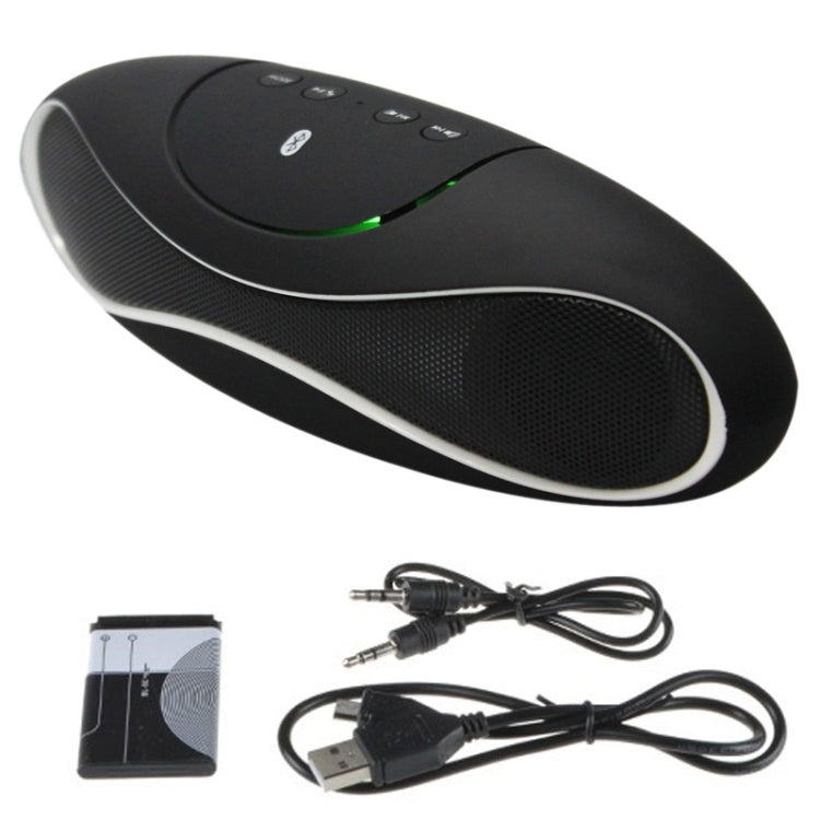 BTK1015 Rugby Mini Wireless Hands-free Subwoofer Speaker Portable Bluetooth Speaker for iPad / iPhone / Other Bluetooth Mobile Phone, Support TF / AUX / USB / FM Radio