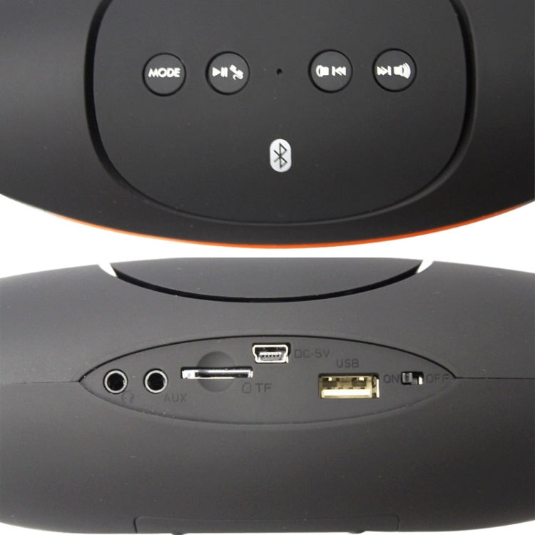 BTK1015 Rugby Mini Wireless Hands-free Subwoofer Speaker Portable Bluetooth Speaker for iPad / iPhone / Other Bluetooth Mobile Phone, Support TF / AUX / USB / FM Radio