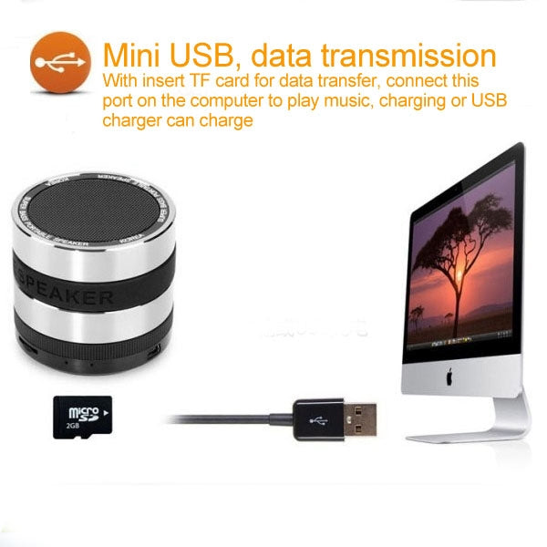 TM-01 BTC High Quality Mobile Bluetooth Super Bass Portable Speaker, For iPhone, Galaxy, Sony, Lenovo, HTC, Huawei, Google, LG, Xiaomi, other Smartphones and all Bluetooth Devices