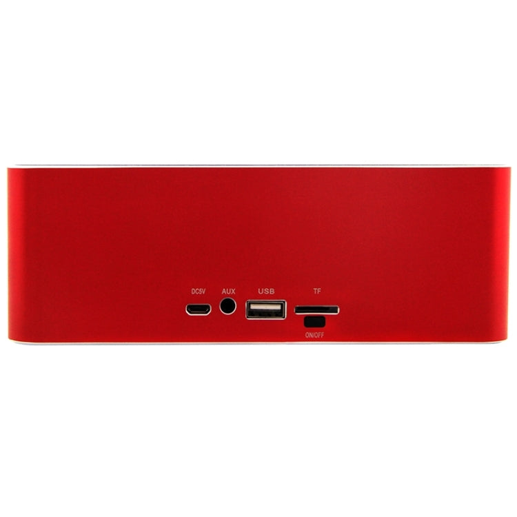 KR-8200 Brick Style NFC Portable Bluetooth Touch Speaker with Hands-free Call(Red)