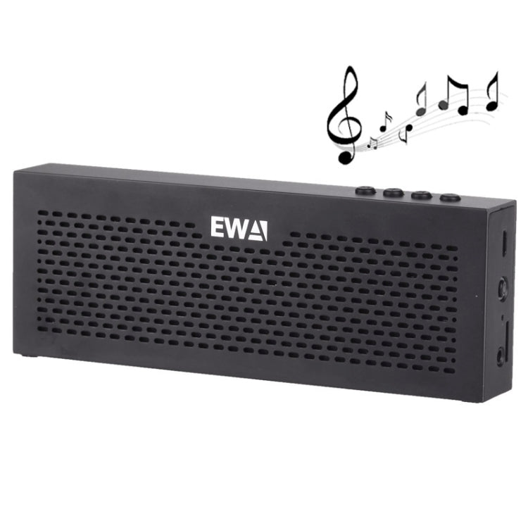 EWA D503 Bluetooth V3.0 Speaker Ultra-thin Portable Stereo Speaker, Support Hands Free Call(Black)