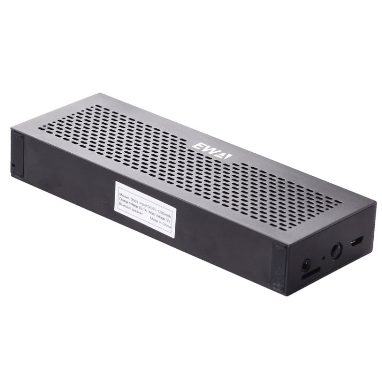 EWA D503 Bluetooth V3.0 Speaker Ultra-thin Portable Stereo Speaker, Support Hands Free Call(Black)
