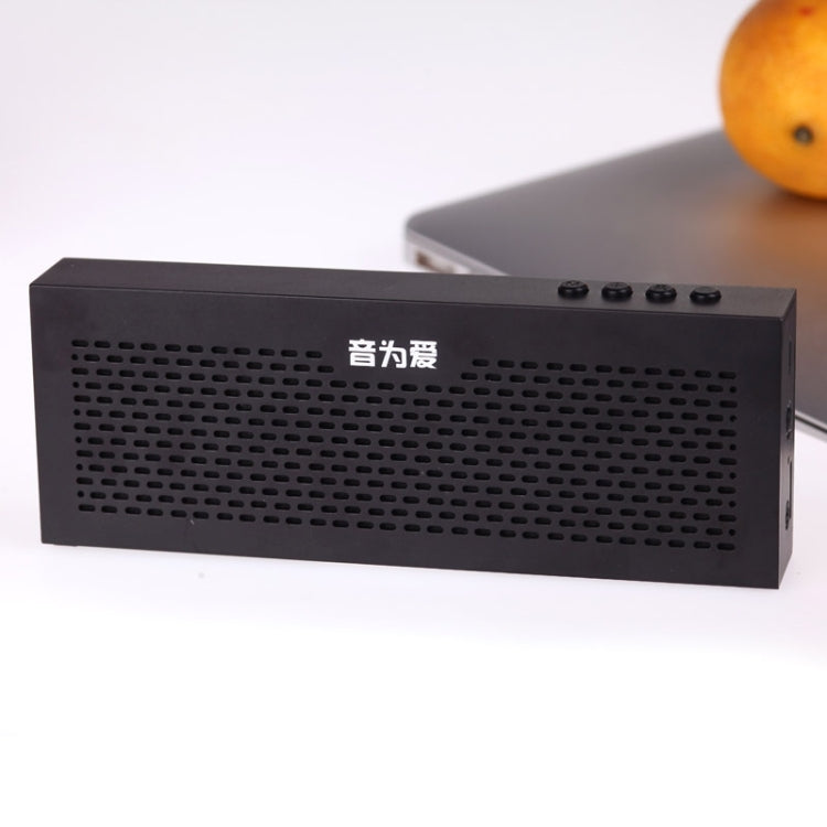 EWA D503 Bluetooth V3.0 Speaker Ultra-thin Portable Stereo Speaker, Support Hands Free Call(Black)