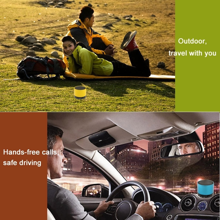 WB-02 Mini Bluetooth Speaker, Built-in Rechargeable Battery, Support Handsfree Call