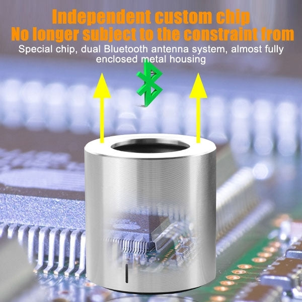 WB-57 Metal Mini Portable Bluetooth Speaker for Mobile Phone / MP3 / Computer / Tablet PC, Support AUX(Blue)