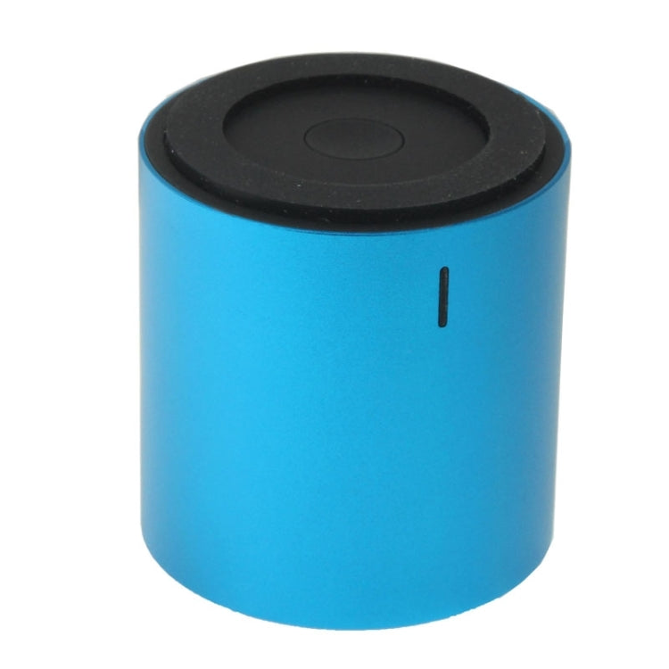 WB-57 Metal Mini Portable Bluetooth Speaker for Mobile Phone / MP3 / Computer / Tablet PC, Support AUX(Blue)
