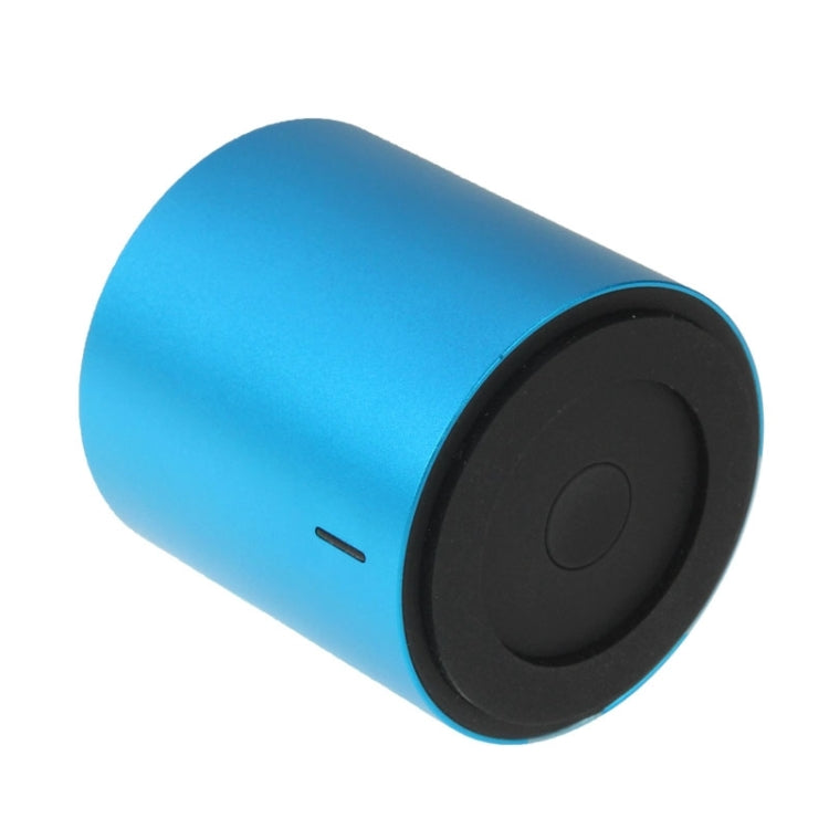 WB-57 Metal Mini Portable Bluetooth Speaker for Mobile Phone / MP3 / Computer / Tablet PC, Support AUX(Blue)