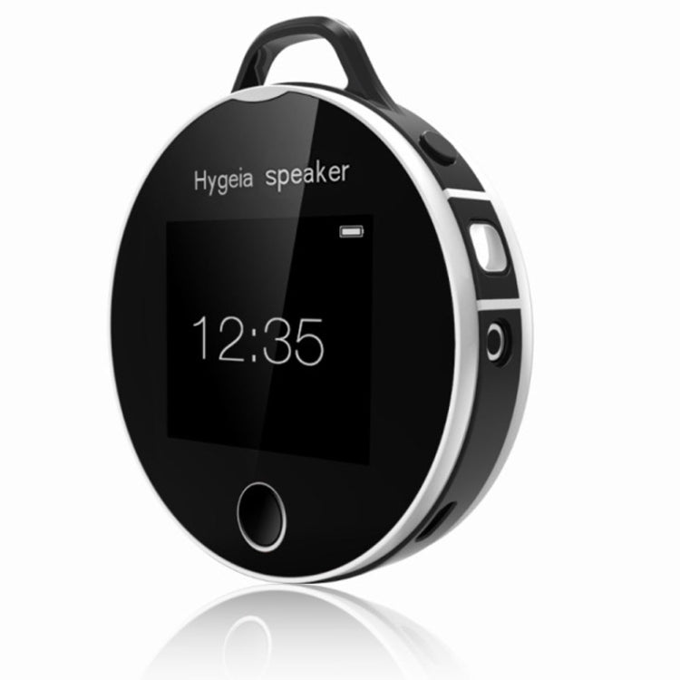 Hygeia H7 LCD Touch Screen Health Partners Mini Portable Bluetooth Speaker with MP3(Black)