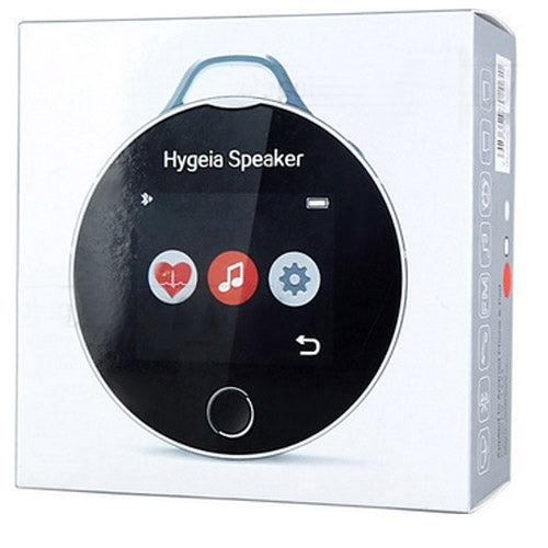 Hygeia H7 LCD Touch Screen Health Partners Mini Portable Bluetooth Speaker with MP3(Black)