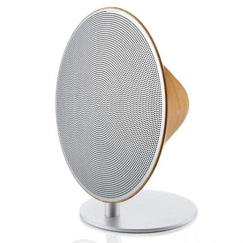 US Plug Original Solo One Retro Smooth Wooden Wireless Speaker System, Support Bluetooth and NFC Function(Yellow)