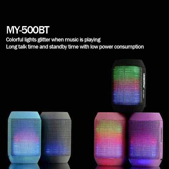 Mini LED Pulse Bluetooth Speaker with Built-in LED Light Show & Mic, Support Hands-free Function, For iPhone, Galaxy, Sony, Lenovo, HTC, Huawei, Google, LG, Xiaomi, other Smartphones and all Bluetooth Devices