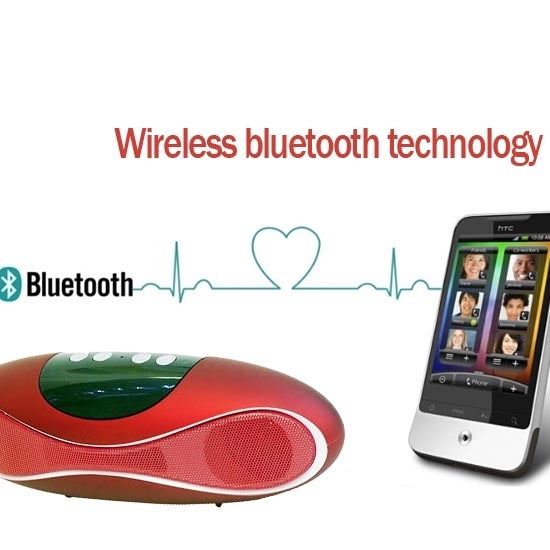 SD08 Multi-function Rugby Style Bluetooth Speaker for iPhone / Android Phone, Support TF Card / Hand-free Call