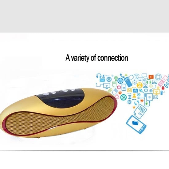 SD08 Multi-function Rugby Style Bluetooth Speaker for iPhone / Android Phone, Support TF Card / Hand-free Call