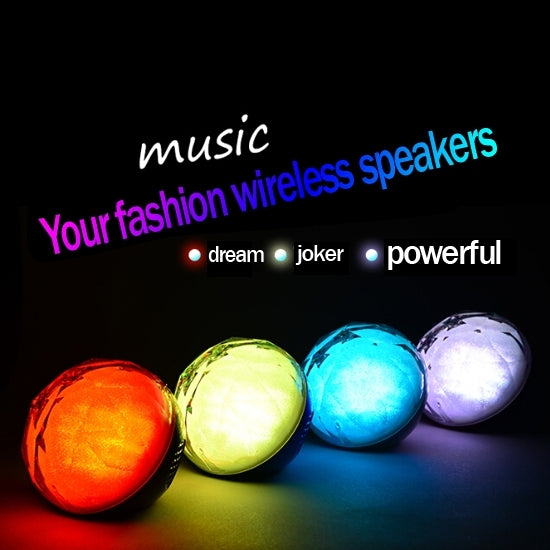 LED Light Magic Crystal Color Ball Mini Bluetooth Speaker with Remote Control, Support TF Card, For iPhone, Galaxy, Sony, Lenovo, HTC, Huawei, Google, LG, Xiaomi, other Smartphones and all Bluetooth Devices