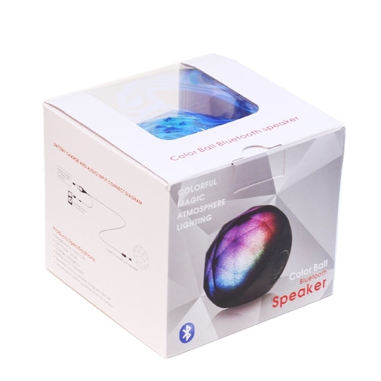 LED Light Magic Crystal Color Ball Mini Bluetooth Speaker with Remote Control, Support TF Card, For iPhone, Galaxy, Sony, Lenovo, HTC, Huawei, Google, LG, Xiaomi, other Smartphones and all Bluetooth Devices