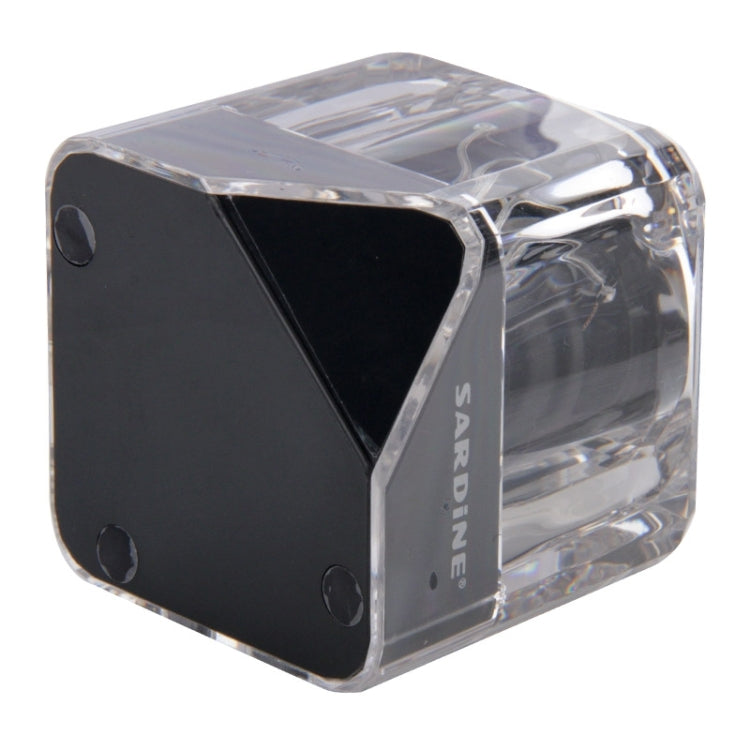 SARDiNE B5 TWS Crystal Case Bluetooth Speaker with Mic & LED Light