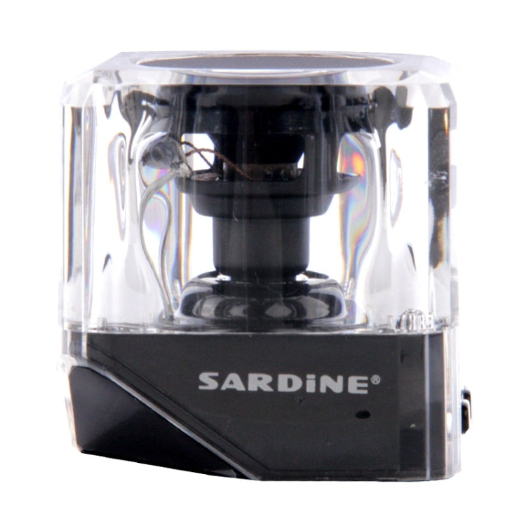 SARDiNE B5 TWS Crystal Case Bluetooth Speaker with Mic & LED Light