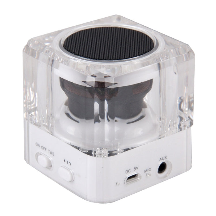 SARDiNE B5 TWS Crystal Case Bluetooth Speaker with Mic & LED Light