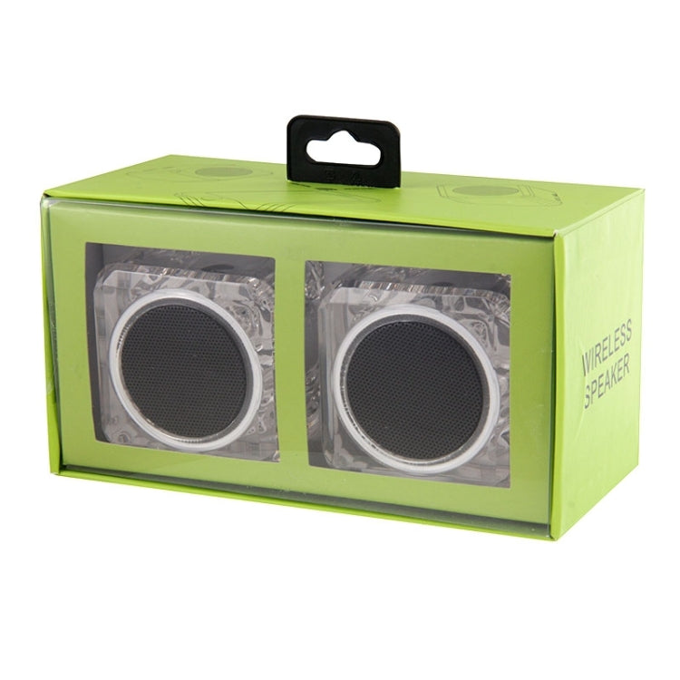 SARDiNE B5 TWS Crystal Case Bluetooth Speaker with Mic & LED Light