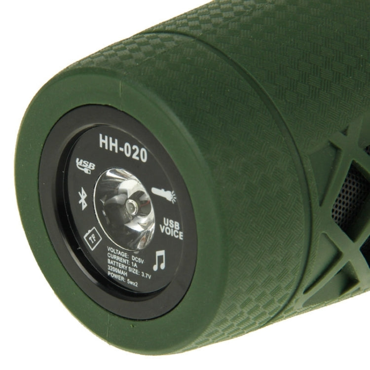 HH-020 Portable Outdoor Bluetooth Speaker with Power Bank & Flashlight, Support TF Card