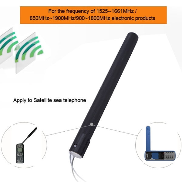 High Quality 6dBi Marine Satellite Mobile Antenna(Black)