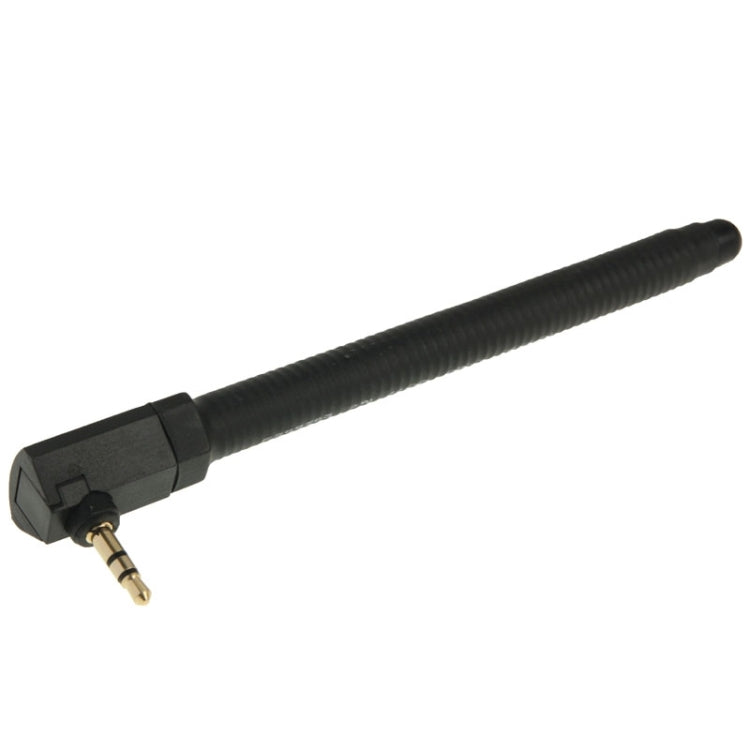 High Quality 6dBi 3.5mm Mobile FM & TV Antenna(Black)