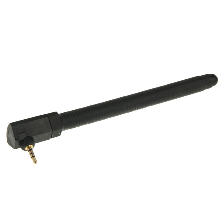 High Quality 6dBi 2.5mm Stereo Mobile FM & TV Antenna(Black)