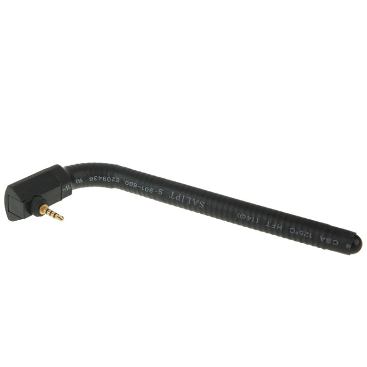 High Quality 6dBi 2.5mm Bending Style Mobile FM & TV Antenna(Black)