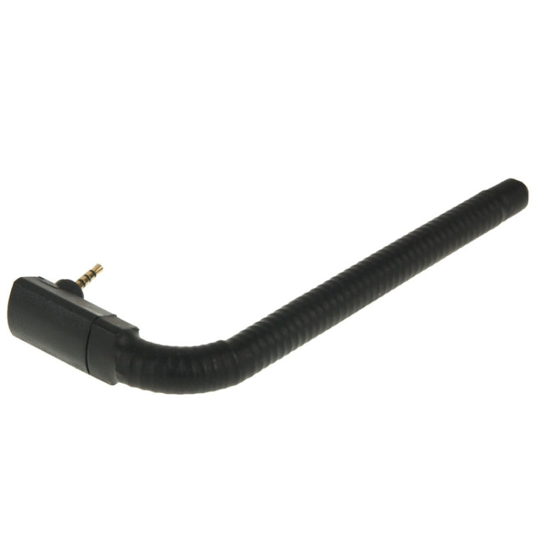 High Quality 6dBi 2.5mm Bending Style Mobile FM & TV Antenna(Black)
