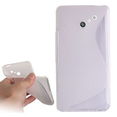 Pure Color S Line Translucent TPU Protection Case for Huawei Ascend D2