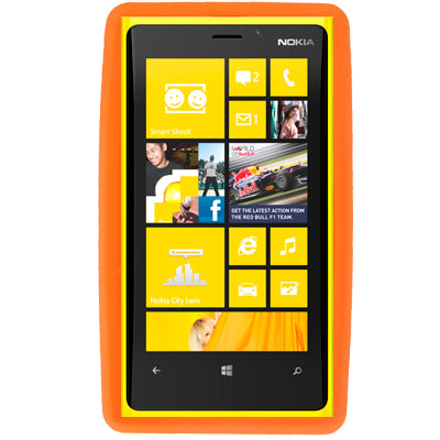 Pure Colour Silicone Case for Nokia Lumia 820