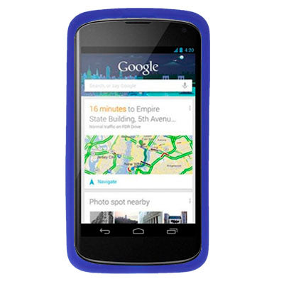 Pure Colour Silicon Case for LG E960 Nexus4